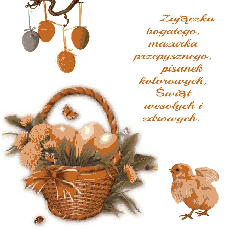 Kurczak przychodzi z życzeniami